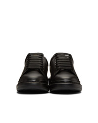 Baskets basses en cuir noires Alexander McQueen