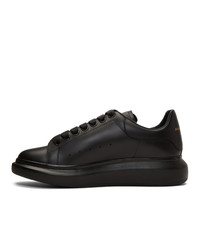 Baskets basses en cuir noires Alexander McQueen