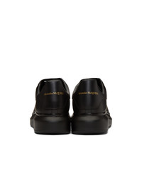 Baskets basses en cuir noires Alexander McQueen