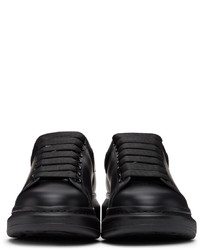 Baskets basses en cuir noires Alexander McQueen