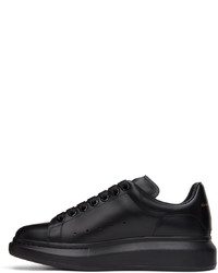 Baskets basses en cuir noires Alexander McQueen