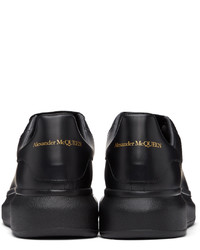 Baskets basses en cuir noires Alexander McQueen