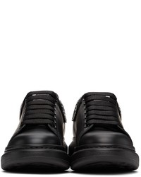 Baskets basses en cuir noires Alexander McQueen