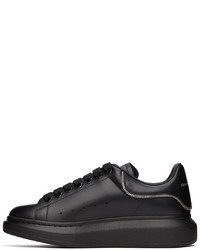 Baskets basses en cuir noires Alexander McQueen