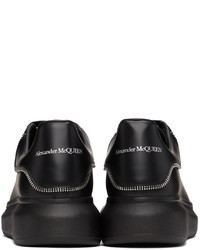 Baskets basses en cuir noires Alexander McQueen