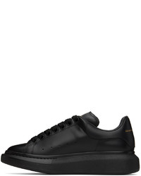 Baskets basses en cuir noires Alexander McQueen