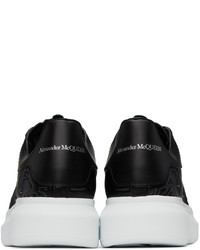 Baskets basses en cuir noires Alexander McQueen