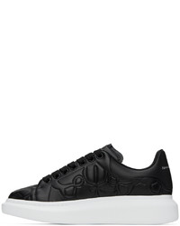 Baskets basses en cuir noires Alexander McQueen