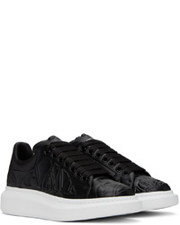 Baskets basses en cuir noires Alexander McQueen