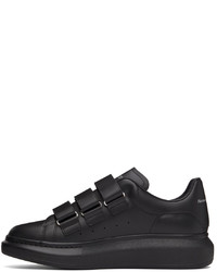 Baskets basses en cuir noires Alexander McQueen