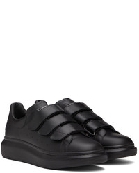 Baskets basses en cuir noires Alexander McQueen