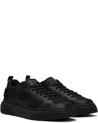 Baskets basses en cuir noires Ferragamo