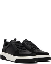 Baskets basses en cuir noires Ferragamo