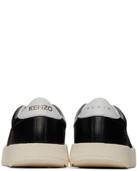 Baskets basses en cuir noires Kenzo