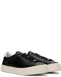 Baskets basses en cuir noires Kenzo