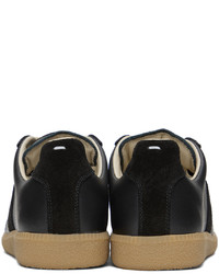 Baskets basses en cuir noires Maison Margiela