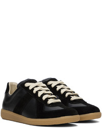 Baskets basses en cuir noires Maison Margiela