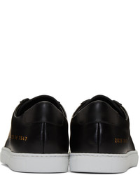 Baskets basses en cuir noires Common Projects