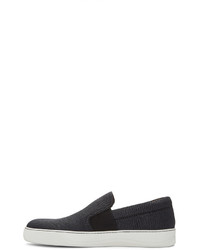 Baskets basses en cuir noires Lanvin