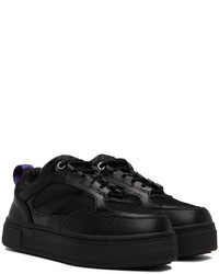 Baskets basses en cuir noires Eytys