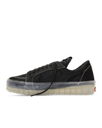 Baskets basses en cuir noires Rhude