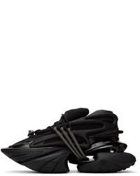 Baskets basses en cuir noires Balmain