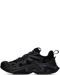 Baskets basses en cuir noires Li-Ning