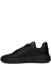 Baskets basses en cuir noires adidas Originals