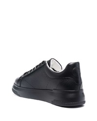 Baskets basses en cuir noires Baldinini