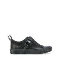 Baskets basses en cuir noires Both