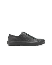 Baskets basses en cuir noires Both