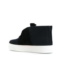 Baskets basses en cuir noires Ports 1961