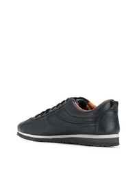 Baskets basses en cuir noires Bally