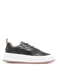 Baskets basses en cuir noires Buttero