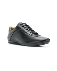 Baskets basses en cuir noires BOSS HUGO BOSS