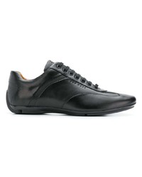 Baskets basses en cuir noires BOSS HUGO BOSS