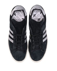 Baskets basses en cuir noires adidas