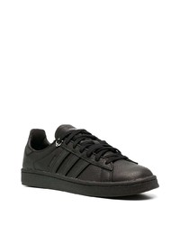 Baskets basses en cuir noires adidas by 032c