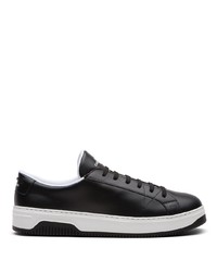 Baskets basses en cuir noires Car Shoe