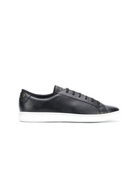 Baskets basses en cuir noires Car Shoe