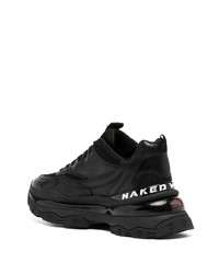 Baskets basses en cuir noires Naked wolfe