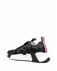 Baskets basses en cuir noires Moncler