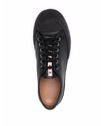 Baskets basses en cuir noires Marni