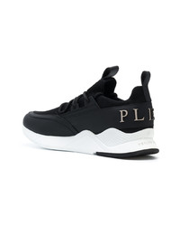 Baskets basses en cuir noires Philipp Plein