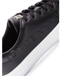 Baskets basses en cuir noires Givenchy