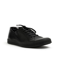 Baskets basses en cuir noires Rick Owens