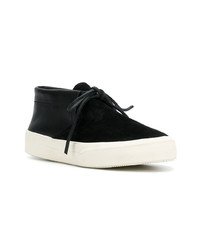 Baskets basses en cuir noires Maison Margiela