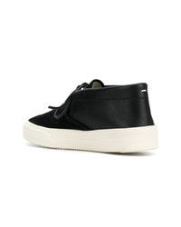 Baskets basses en cuir noires Maison Margiela