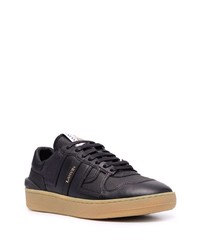 Baskets basses en cuir noires Lanvin