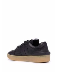 Baskets basses en cuir noires Lanvin